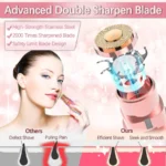 2 in 1 Electric Eyebrow Trimmer