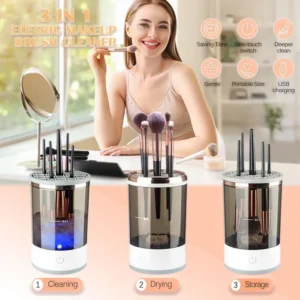 Electric Cosmetic Brush Cleaner