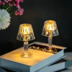 Led Night Light Crystal Diamond Table Lamp