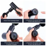 Mini Muscle Percussive Massager Gun Portable