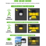 Portable Solar Interaction Wall Lamp