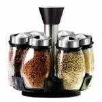 Rotating Spice Rack 6 Bottles Set