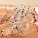 Transparent Crystal Jewellery Box