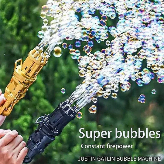 Automatic Gatling Bubble Toy