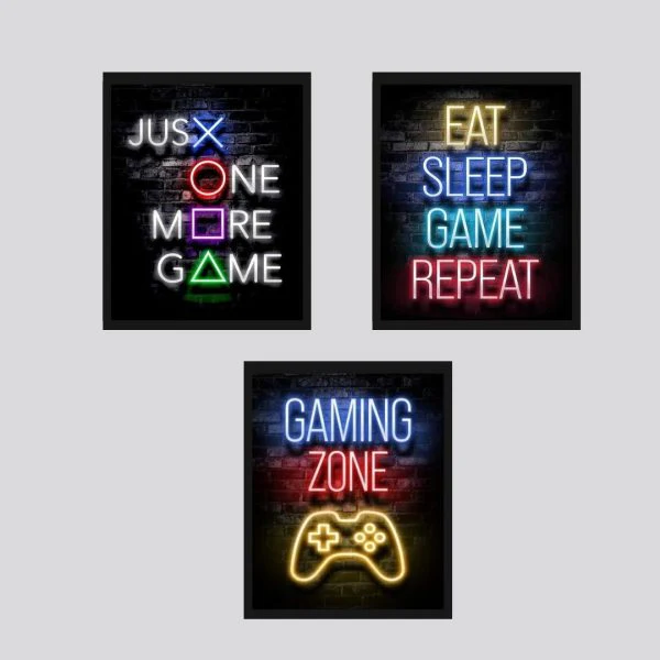 Neon wall frames